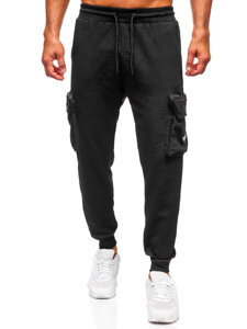 Herr Cargo-joggers Svart Bolf K17