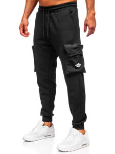 Herr Cargo-joggers Svart Bolf K17