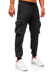 Herr Cargo-joggers Svart Bolf K17