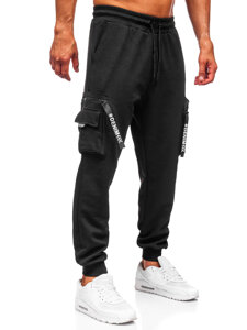 Herr Cargo-joggers Svart Bolf K18