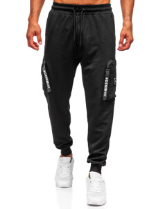 Herr Cargo-joggers Svart Bolf K18