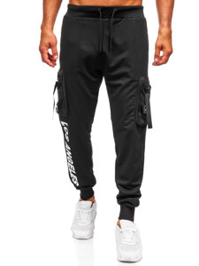 Herr Cargo-joggers Svart Bolf K21