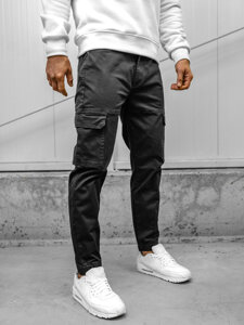 Herr Cargo-joggers Svart Bolf S201A