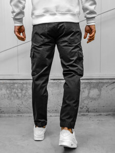 Herr Cargo-joggers Svart Bolf S201A