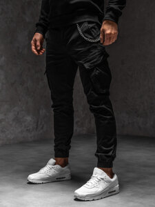 Herr Cargo-joggers Svart Bolf SK850