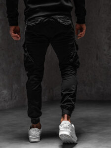 Herr Cargo-joggers Svart Bolf SK850B