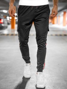 Herr Cargo-joggers Svart Bolf YLB88018A