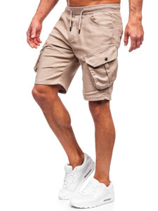 Herr Cargo-shorts Beige Bolf 384k