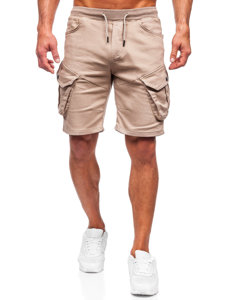 Herr Cargo-shorts Beige Bolf 384k