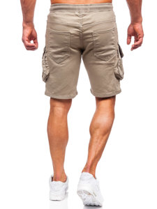 Herr Cargo-shorts Ljusbeige Bolf 384K