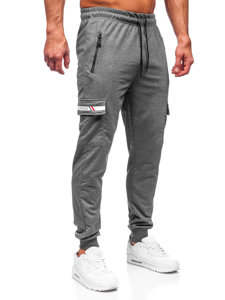 Herr Cargo-sweatpants Antrazitgrå Bolf JX5063