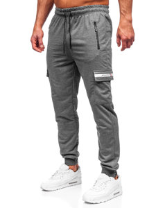 Herr Cargo-sweatpants Antrazitgrå Bolf JX5063