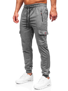 Herr Cargo-sweatpants Antrazitgrå Bolf JX5065