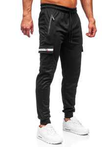 Herr Cargo-sweatpants Svart Bolf JX5063