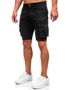 Herr Cargoshorts Svart Bolf BB70011