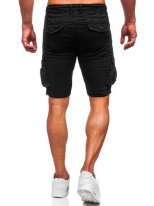 Herr Cargoshorts Svart Bolf BB70011