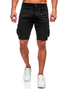 Herr Cargoshorts Svart Bolf BB70011