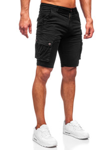 Herr Cargoshorts Svart Bolf BB70012