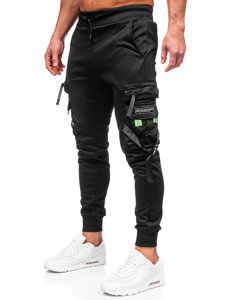 Herr Cargosjoggers Svart Bolf HS7162