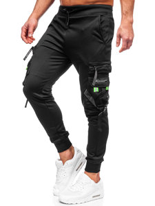 Herr Cargosjoggers Svart Bolf HS7162