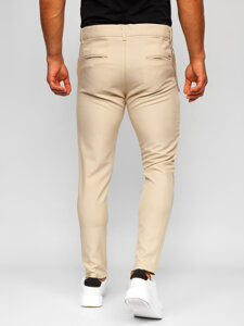 Herr Chino Byxor Beige Bolf 0059