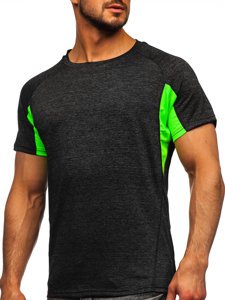 Herr Gym T-shirt Svart Bolf HM076