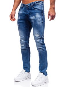 Herr Jeans Regular Fit Marinblå Bolf 4013