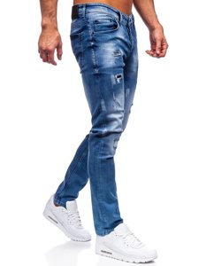 Herr Jeans Regular Fit Marinblå Bolf 4013