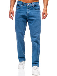 Herr Jeans Regular Fit Marinblå Bolf 5444