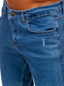 Herr Jeans Regular Fit Marinblå Bolf 5452