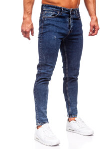 Herr Jeans Regular Fit Marinblå Bolf 6057