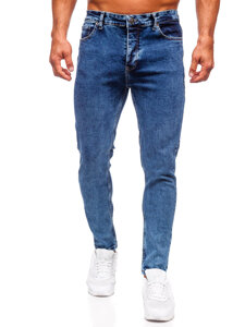 Herr Jeans Regular Fit Marinblå Bolf 6067