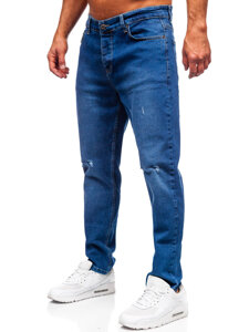 Herr Jeans Regular Fit Marinblå Bolf 6636