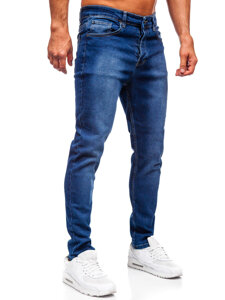 Herr Jeans Regular Fit Marinblå Bolf 6710