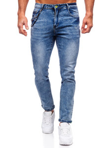 Herr Jeans Regular Fit Marinblå Bolf HY1050