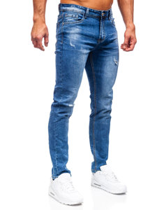 Herr Jeans Regular Fit Marinblå Bolf K10006-1