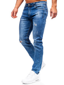 Herr Jeans Regular Fit Marinblå Bolf K10006-1