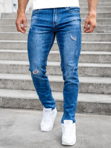 Herr Jeans Regular Fit Marinblå Bolf K10006-1