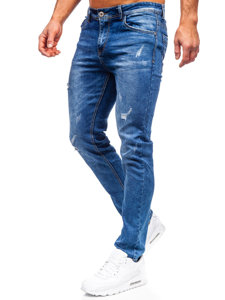 Herr Jeans Regular Fit Marinblå Bolf K10008-1