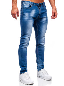 Herr Jeans Regular Fit Marinblå Bolf MP019BC