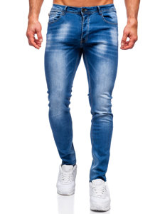 Herr Jeans Regular Fit Marinblå Bolf MP019BC