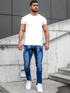 Herr Jeans Regular Fit Marinblå Bolf MP021B