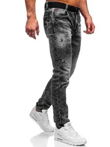 Herr Jeans Regular Fit Svart Bolf 30049S0