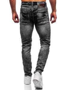 Herr Jeans Regular Fit Svart Bolf 30049S0