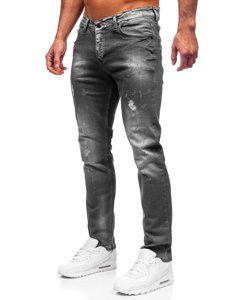 Herr Jeans Regular Fit Svart Bolf 4006