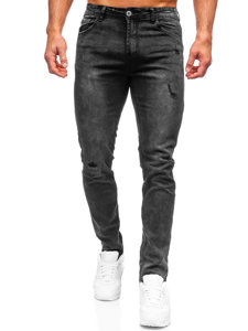 Herr Jeans Regular Fit Svart Bolf K10006-2