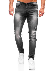 Herr Jeans Regular Fit Svart Bolf MP010N