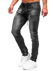 Herr Jeans Regular Fit Svart Bolf MP021N