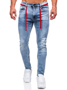 Herr Jeans Skinny Fit Blå Bolf KX555-1