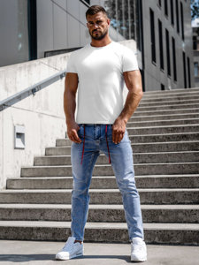 Herr Jeans Skinny Fit Blå Bolf KX555-2A